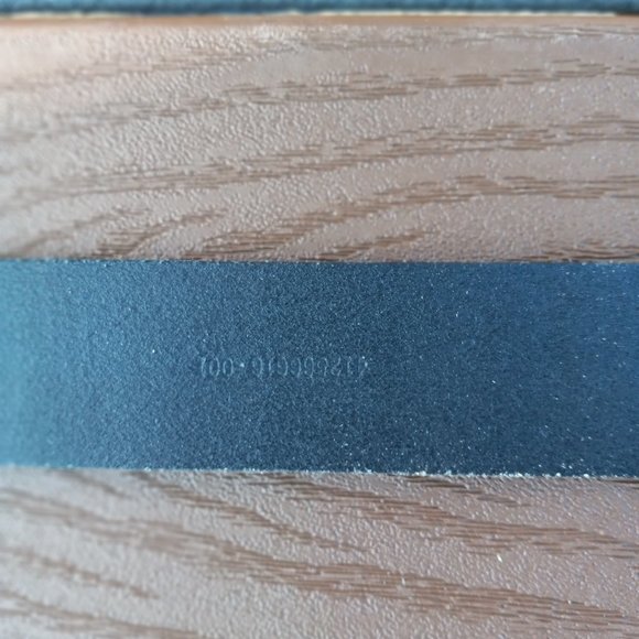 Lauren Ralph Lauren Black Leather Belt Silvertone Buckle - Picture 15 of 16